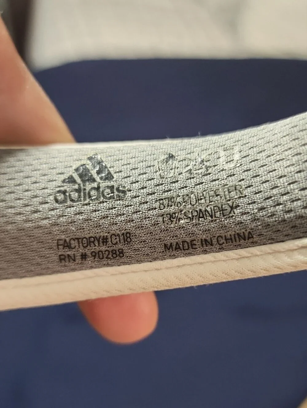 adidas White Headband Sun Visor